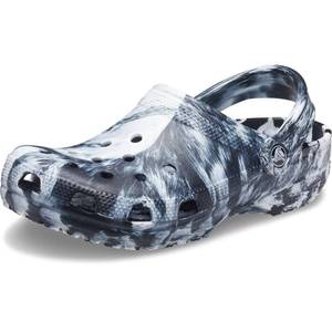 lot 12189 image: Crocs Unisex-Adult Classic Marbled Tie Dye Clog, WhiteBlack, 5 Men7 Women