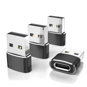 lot 12192 image: Elebase USB to USB C Adapter for iPhone 17 4Pack,USBC Female to A Male Car Charger Adapter,Type C Converter Apple 17e 16 Pro Max 15 14 Plus,iWatch Watch 11 10 Ultra 3,iPad Air,Samsung Galaxy S26