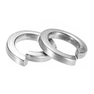 lot 12202 image: PATIKIL 18 Spring Lock Washer, 100 Pack 316 Stainless Steel Split Lock Washer Elastic Gasket Lock Metal Washers for Screws Bolts