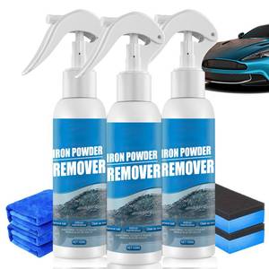 lot 12229 image: Car Rust Removal Spray,Iron Powder Remover,Rustout Instant Remover Spray,Multifunctional Paint Cleaner Car Maintenance Powder Spray Rust Remover Iron Cleaning,Iron Powder Remover for Car (3PCS100ML)
