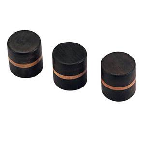lot 12256 image: JD.Moon 3pcs Rosewood Electric Bass Guitar Control Knob or Beach Finish Effect Pedal Amaplifier Volume Tone Control Knobs Push Pull