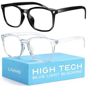 lot 12263 image: livho High Tech Blue Light Glasses - Advanced Blue Light Blocking Computer Glasses - Screen Fatigue & UV Protection