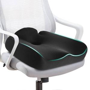 lot 13196 image: Ergonomic Memory Foam Seat Cushions for Office Chairs ��Office Chair Cushion for Coccyx, Tailbone & Pressure Relief ��Large Desk Chair Pad for Office, Gaming & Long Sitting,Washable Non-Slip Cover