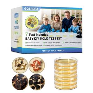 lot 14000 image: Mold Test Kit for Home,7 Simple Detection Tests,Test HVAC System,Home Surfaces, Indoor Air Quality Testing,DIY Mold Detector for Home,Includes Detailed Mold Identification Guide,Black Mold Testing kit