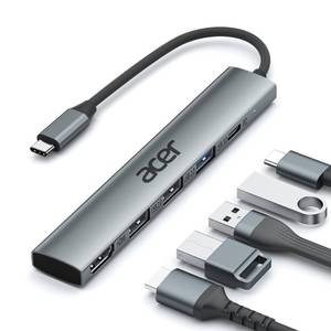lot 14048 image: Acer 5 in 1 USB C Hub with 4K HDMI, 100W Power Delivery, 3 USB A Data Ports