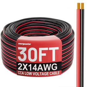 lot 14058 image: Energeaster 14 Gauge Wire, 14AWG Automotive Electrical Cord 30FT