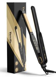 lot 14112 image: Terviiix 12���� Flat Iron for Short Hair, 2-in-1 Straightener and Curler