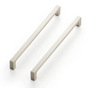 lot 14116 image: Ravinte Brushed Nickel Cabinet Handles Square Pulls, 7-12 Inch, 5 Pack