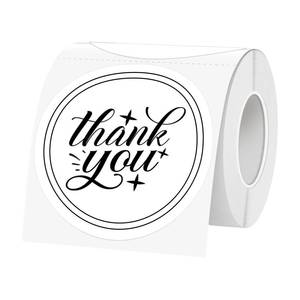 lot 14127 image: 3 Inch Round Thermal Label Stickers, 410 Pcs White Circle Direct Thermal Labels Stickers, Waterproof Direct Thermals Printer Label
