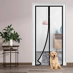 lot 14130 image: Transparent Insulated Door Curtain��Skloopearg Magnetic Thermal Door Screen Auto Closer Fits Doors Up to 32 x 80, to Keep Warm in Winter Cool in Summer for Air Conditioner Room, Kitchen, Bedroom