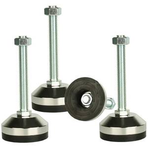 lot 14141 image: MUHOUZHINANG Heavy Duty Leveling Feet, M12 Thread,1300lb Capacity,4 Pcs