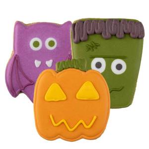 lot 14153 image: CRUMBARK Monster Gift  Hand-Decorated Dog Cookies �� 3 Pack in Gift Box  Extra Large Dog Treats 62g Cookie, Monster Biscuits, Vegan Snacks for Dogs, Gifts for Dogs
