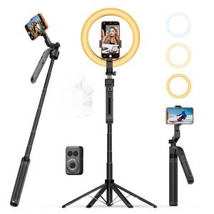 lot 14394 image: Ocwqp 10 Ring Light with 71 Phone Tripod Stand for iPhone