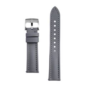 lot 14409 image: Anchor Strap Co  20mm Classic Sailcloth Watch Strap  Gray  Marine-Grade Outer  Caoutchouc Rubber Lining  Water-Resistant  Brushed 316L Stainless Steel Buckle  Fits 6.25��8.25in Wrists