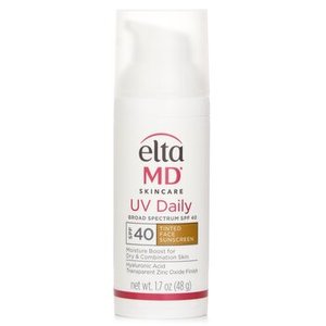 lot 14426 image: EltaMD UV Daily SPF 40 Tinted Face Sunscreen Moisturizer  Lightweight Tinted Sunscreen for Face Moisturizers  1.7 oz Pump