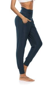 lot 14445 image: DIBAOLONG Womens Yoga Sweatpants Loose Workout Joggers Pants Comfy Lounge Pants with Pockets Navy M
