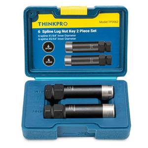 lot 14461 image: 6 Spline Lug Nut Socket Set, 2 Piece