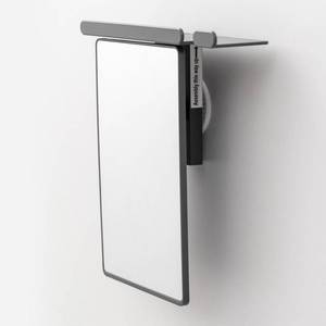 lot 14462 image: TAILI Shower Mirror Fogless for Shaving with Razor Holder, Anti-Fog with Powerful Suction Wall Mounted for Bathroom, Makeup Shave Mirror for Men & Women, Shatterproof & Removable, Grey
