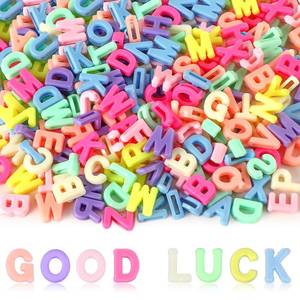 lot 14491 image: Augshy 400Pcs Large Alphabet Letter Beads for Chunky Jewelry Crafts