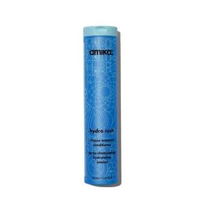 lot 14497 image: amika hydro rush intense moisture conditioner with hyaluronic acid, 275ml  for dry, textured, or coarse hair types 2a-4c, long-lasting hydration, color-safe, keratin  chemically treated safe