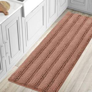 lot 19520 image: H.VERSAILTEX Bathroom Rugs Bath Mat Runner Rug Non Slip Kitchen Rug Extra Long Bath Rug Runners Oversized 59 x 20 Absorbent Washable Dry Fast Plush Area Rug for BathroomBedroom - Muted Clay