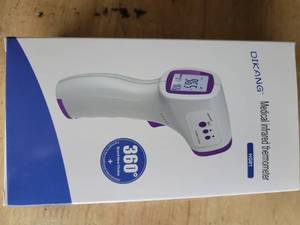 lot 19530 image: OKANG Medical Infrared Thermometer Hand-Held 360 Degree ( 3 Pack)