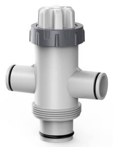 lot 20148 image: Deeroll Dual Split Hose Plunger Valve - Swimming Pool Accessories Replacement Plunger Valve with Dual Inlets (1 Pack-New)