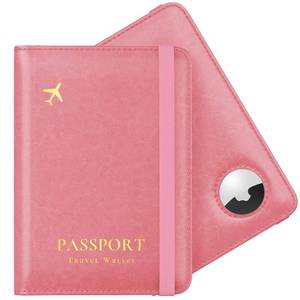lot 20172 image: Stouchi AirTag Passport Holder �� Slim RFID Travel Wallet