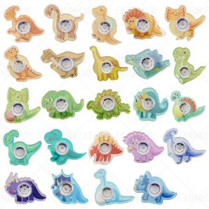 lot 20176 image: 24PCS Dinosaur Fidget Spinner Toys,Party Favors Birthday Gifts Goodie,Autism Sensory Toys for Boys Girls Stress Relief,Treasure Box Toy for Classroom Prizes Supplies(Dinosaur)