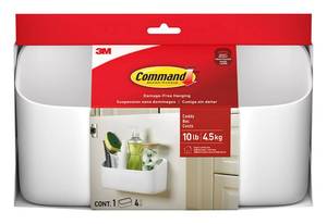 lot 20193 image: Command Large Organizing Caddy, Organize Damage-Free, Heavyweight Hanging up to 1lbs