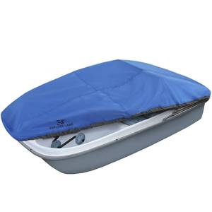 lot 20224 image: Explore Land Pedal Boat Cover - Waterproof Heavy Duty Outdoor 3 or 5 Person Paddle Boat Protector, Blue