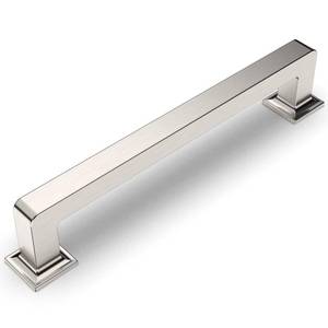lot 20249 image: Amerdeco 10 Pack Brushed Satin Nickel Cabinet Pulls 6.3 Inch(160MM) Hole Centers Kitchen Cabinet Handles Cabinet Hardware Kitchen Handles for Cabinets Cupboard Handles Drawer Pulls ZH0019
