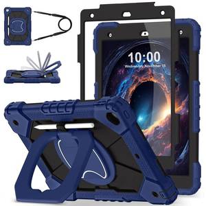 lot 20270 image: WESOROL Case for iPad 9th8th7th Generation 10.2 Inch iPad 9th Generation Case with Screen Protector Rotating Stand Pencil Holder Heavy Duty Shockproof Cover for 9th Gen iPad Case,Navy