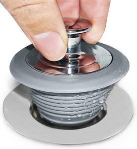 lot 20277 image: Bathtub Drain Stopper, Sink Stopper, Tub Stopper, Bathtub Drain Plug, Universal Bathroom Bath Tub Drain Stoppers, Shower Drain Cover Replacement Jets Hair Catcher Topper Rubber Strainers(Patented)