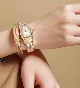 lot 2131 image: Ladies copper colored watch bracelet adjustable wrist size