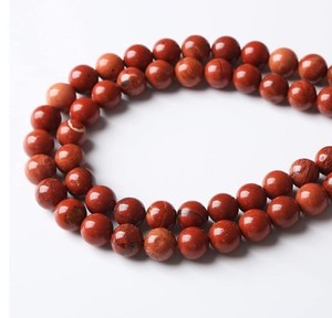 lot 4023 image: Stone Beads Red Round 8mm Approximately 50 Pieces
