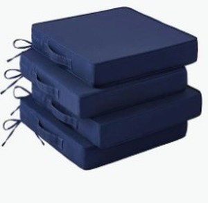 lot 5380 image: Patio Furniture Cushions 18.5x16 in 4 Pack