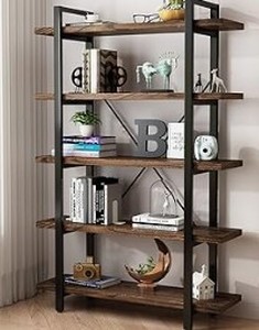 lot 1045 image: MetalWood Shelves- (stock photo may not be exact)