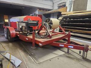 lot 4501 image: Schelebach Quadro  Standing Seam Roofing Metal Machine with North Star 10000 PPG Pro Series Generator