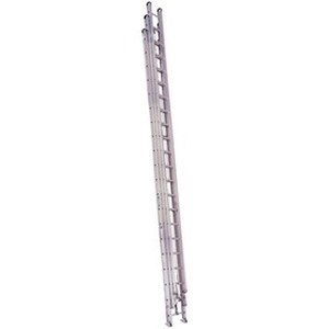 lot 4532 image: WERNER 560-3 60ft Extension Ladder  Aluminum