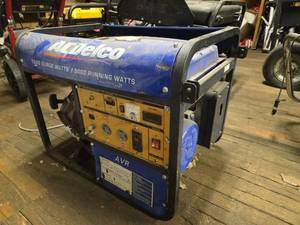 lot 4538 image: ACDelco 5500 Watt Gasoline Portable Generator