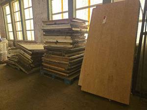lot 4665 image: Unfinished Doors and Pallets of Window Frames