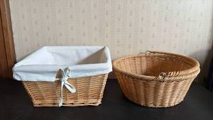 lot 2027 image: Storage Baskets with Handles