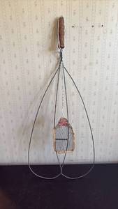 lot 2061 image: Vintage Carpet Beater and Fly Swatter