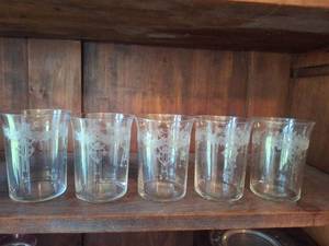 lot 3005 image: Roseland Clear by Monongah - Set of 5