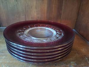 lot 3009 image: Tiffin Luncheon Plates - Set of 6