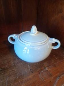 lot 3028 image: SMITH & TAYLOR Rare LURAY Pastel Sugar Bowl