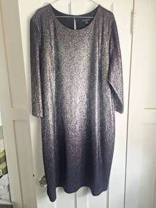 lot 5050 image: Lane Bryant Ombre Purple To Black Dress