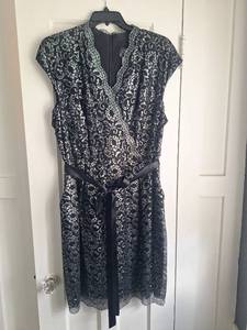 lot 5053 image: Alex Evenings Womens Lace Dress Size 22W