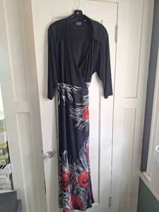 lot 5055 image: IGIGI by Julianna Raquel Wrap Dress Size 1820